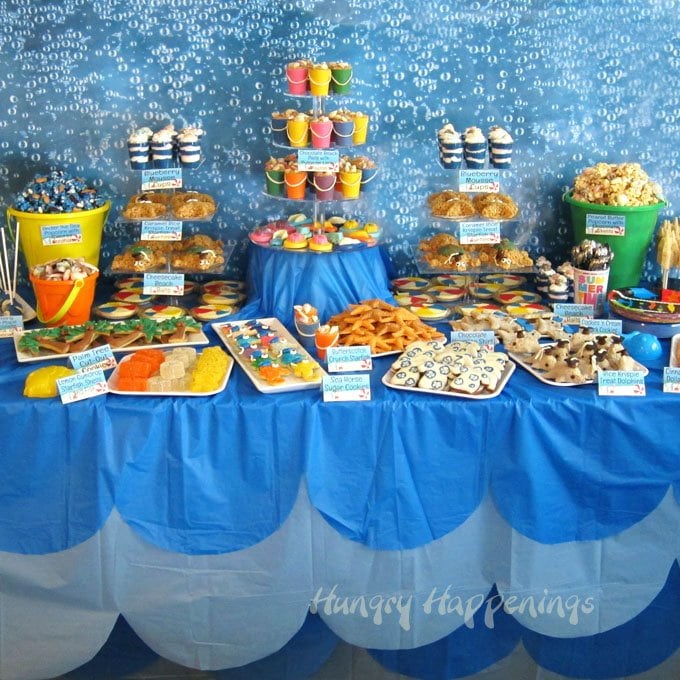 Beach Themed Party Ideas & Under the Sea Desserts