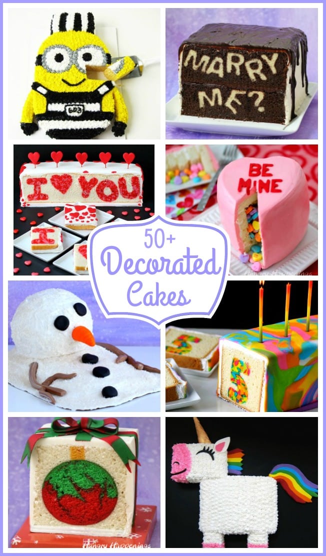 What special occasion is complete with out a cake? Find 50+ ideas for making amazing decorated cakes. 