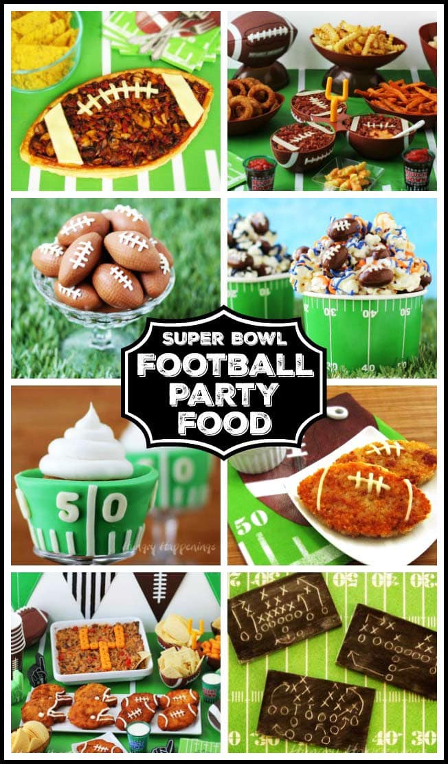 Your party guests will cheer when you serve them some of these amazing Super Bowl Recipes. Each of these fun party food ideas will score big during any football themed event.
