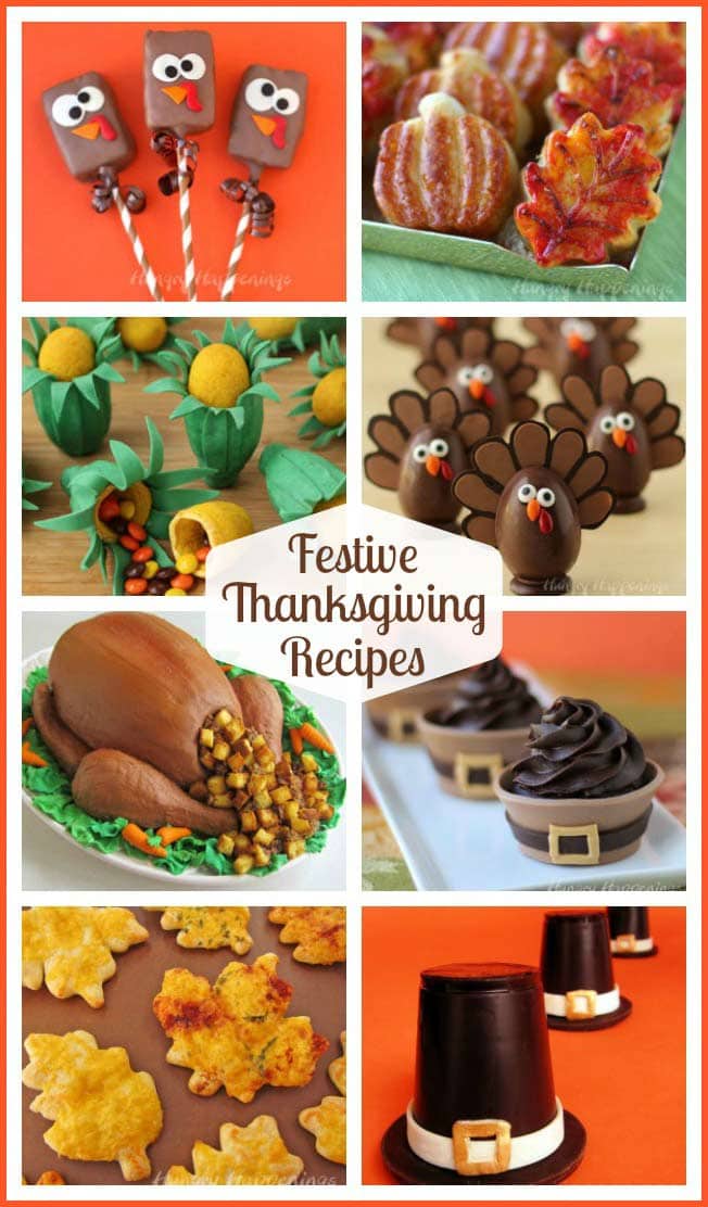 Dress up your holiday table with some cute Thanksgiving food. Your family will adore these sweet and savory Thanksgiving recipes.