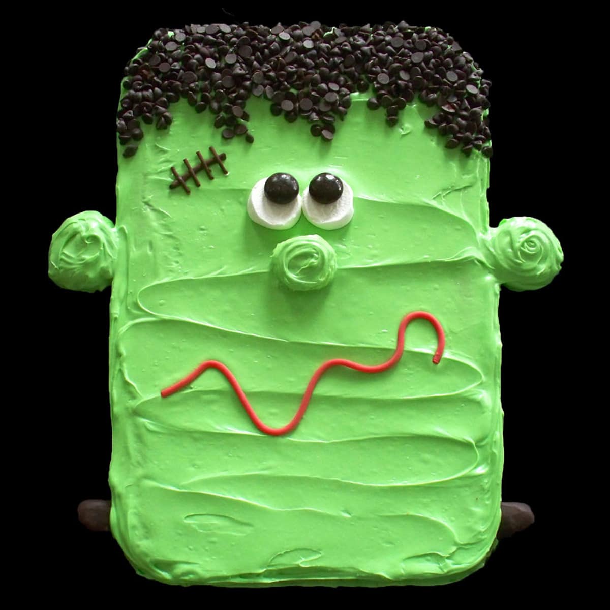 Frankenstein Cake or Cookie Cake