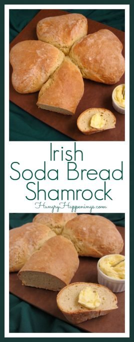 If you're looking for a traditional recipe to make on St. Patrick's Day look no further! This Irish Soda Bread Shamrock Recipe is the perfect recipe because its so simple to make and so delicious to eat!