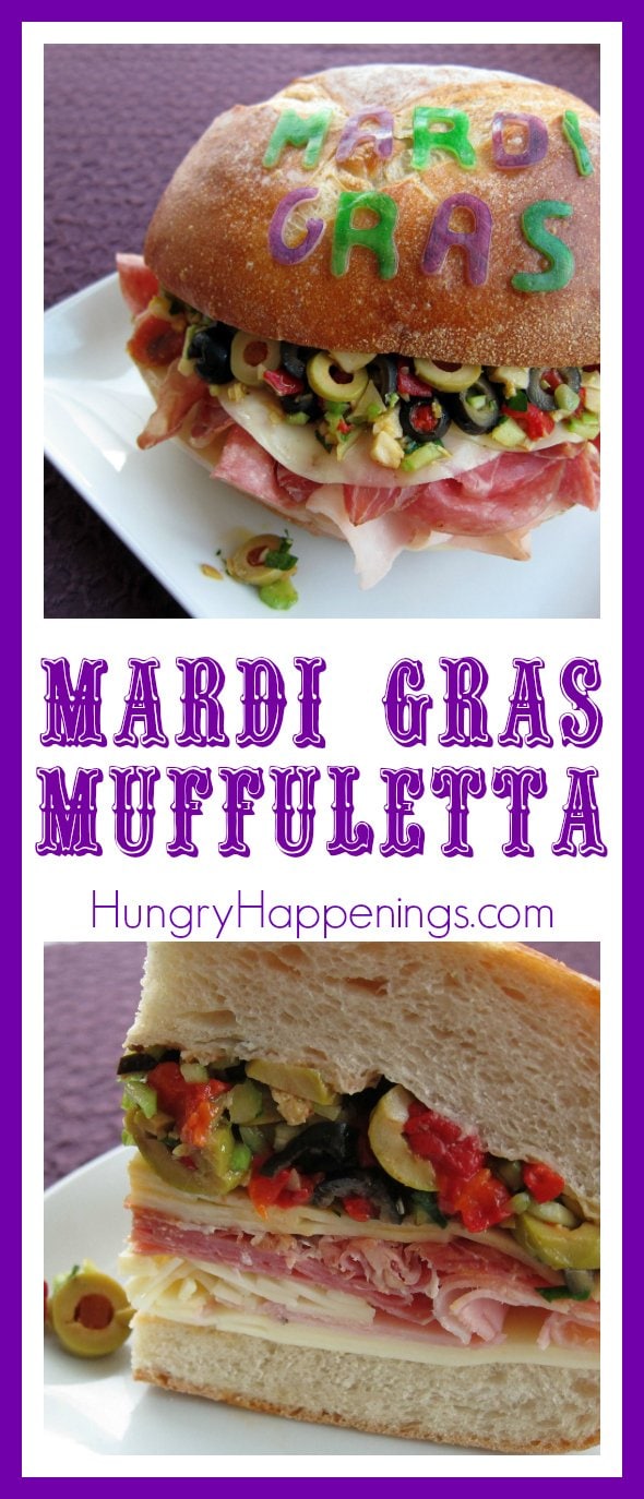 Everyone loves a good sandwich no matter the occasion! Be festive this year and create a delicious Mardi Gras Muffuletta, but watch out... everyone will be dying to get a bite!