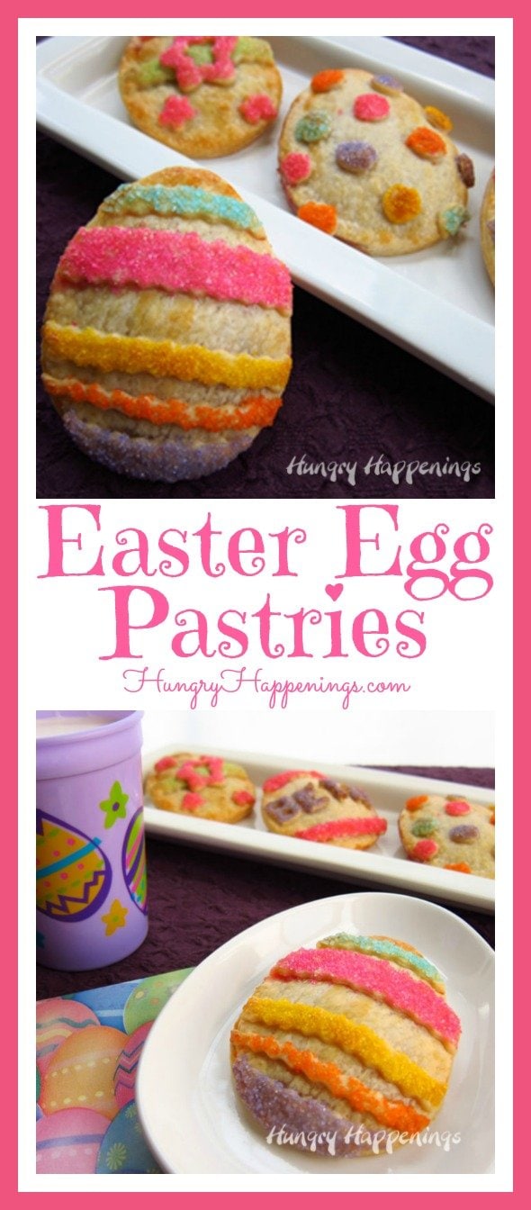 Your kids will be dying to eat these Easter Egg Pastries, and they're a healthier alternative to Pop-Tarts! This is a delicious recipe that you can make for breakfast, or for at any time you'd like!