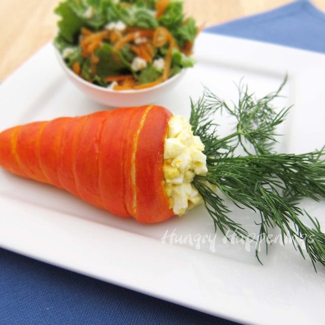 Serve up some fun this Easter by making Crescent Roll Carrots for lunch.