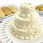 cheese ball wedding cake.