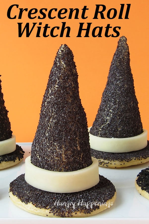crescent roll witch hats