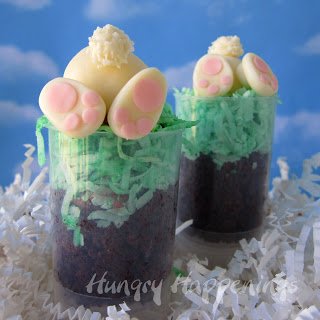Looking for a fun project to work on in the kitchen with your kids? Try making these adorable Down The Bunny Hole Push-Up Pop Treats! There delicious and will make good gifts in the Easter baskets!