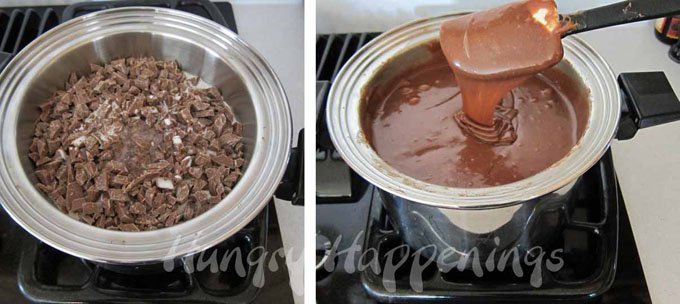 How to make smooth and creamy milk chocolate ganache.