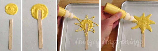 how to make sunshine lollipops