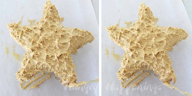 making Peanut Butter Fudge Starfish