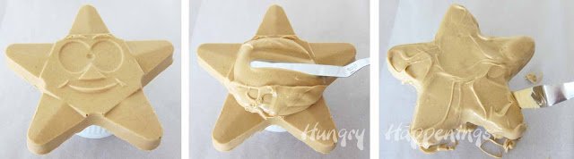 how to decorate Peanut Butter Fudge Starfish