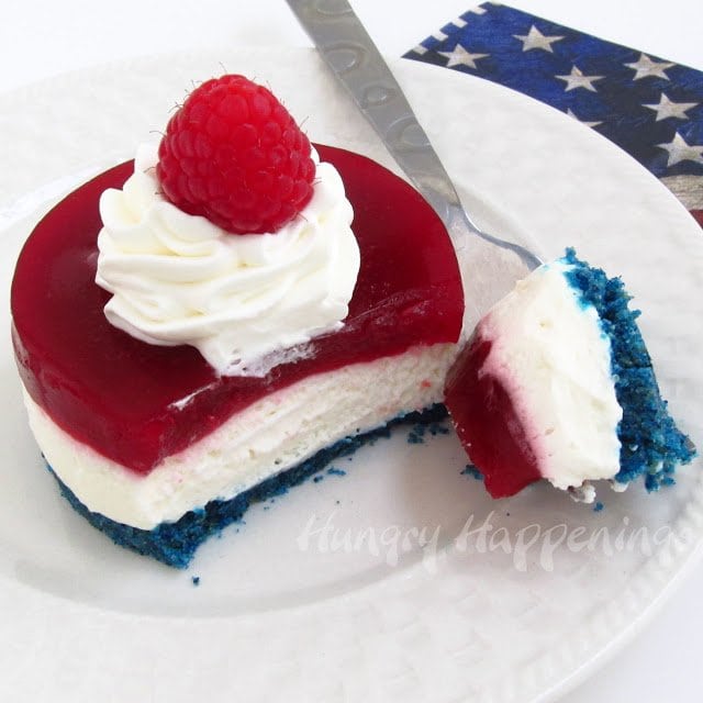 red white and blue cheesecake