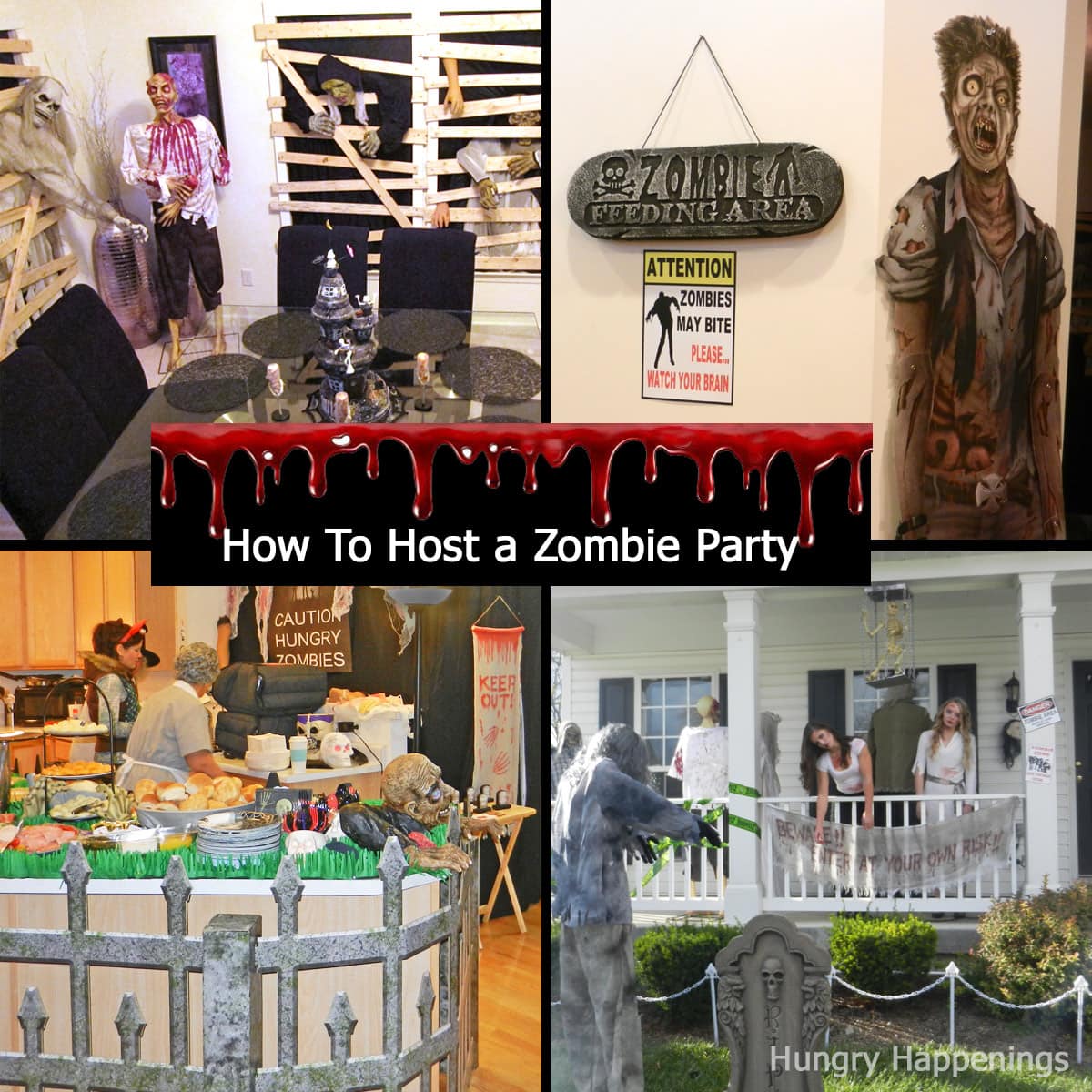 how to host a zombie party.