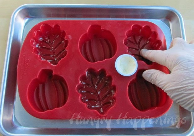 silicone leaf and pumpkin mold