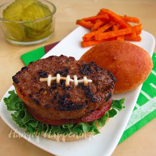 hamburger football. 