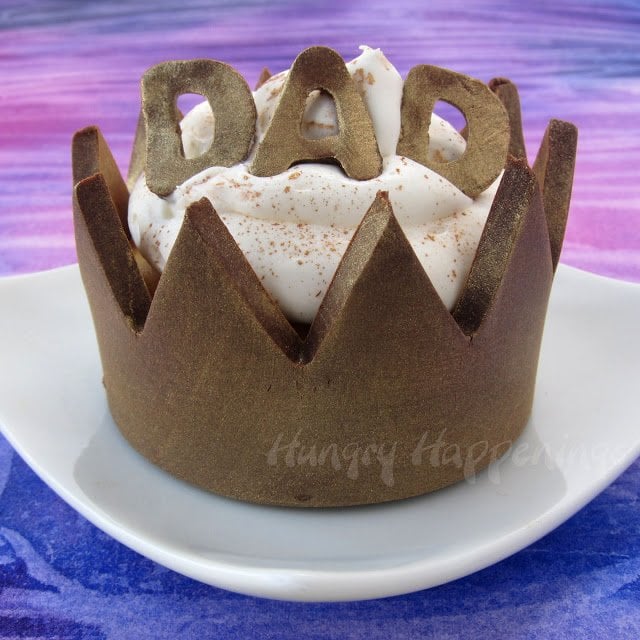 Give your dad a dessert fit for a king and make him feel special! These Chocolate Cupcake Wrappers are the perfect addition to make your treat an amazing one!