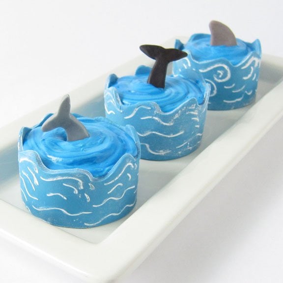 sea life cupcakes