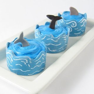 Ocean cupcakes