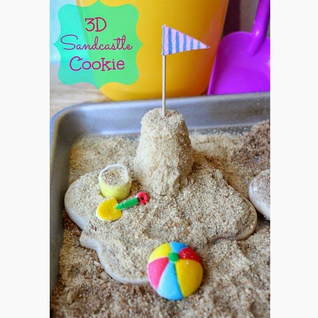 3-D Sandcastle Cookies 