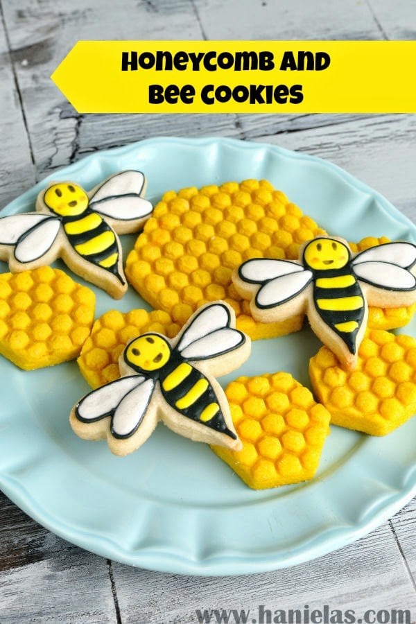bee themed cookies