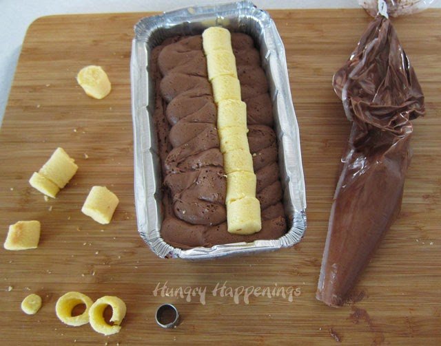 Cake with Chocolate Semifreddo