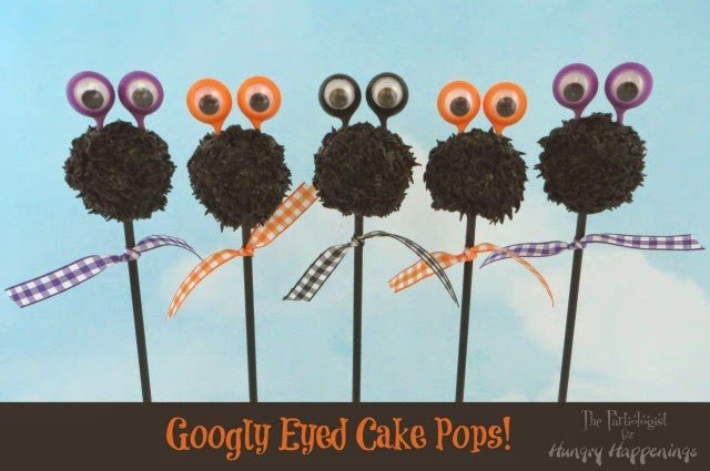 Put a fun twist on your normal desserts and make these Googly Eyed Cake Pops! They're the perfect dessert for your Halloween party and they'll have everyone dying to know how you made these deliciously goofy treats!