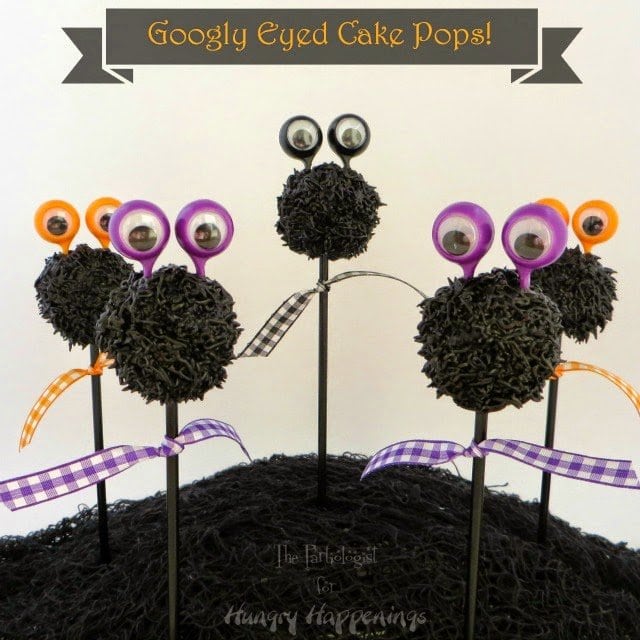 Put a fun twist on your normal desserts and make these Googly Eyed Cake Pops! They're the perfect dessert for your Halloween party and they'll have everyone dying to know how you made these deliciously goofy treats!