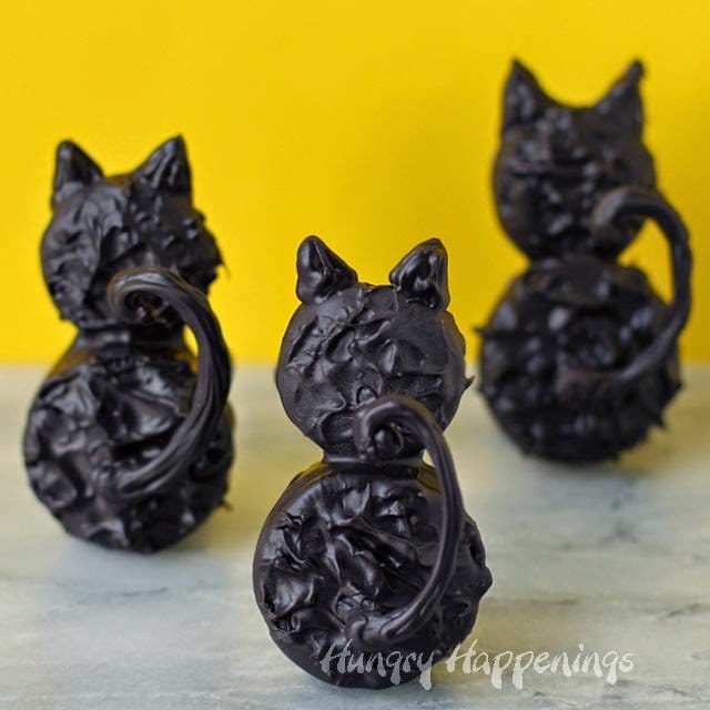 Backside Black Cat Cookies