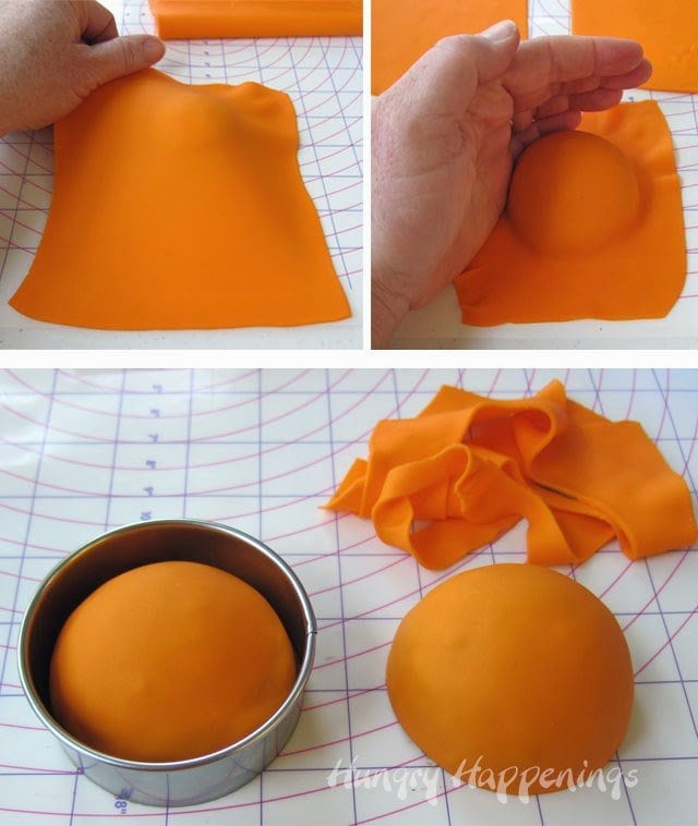 How to make mini basketballs cakes tutorial from HungryHappenings.com