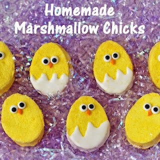 Homemade Marshmallow Chicks