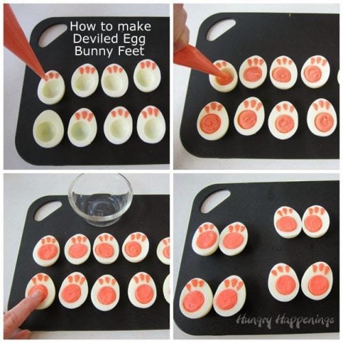 Deviled Egg Bunny Feet A fun Easter Appetizer