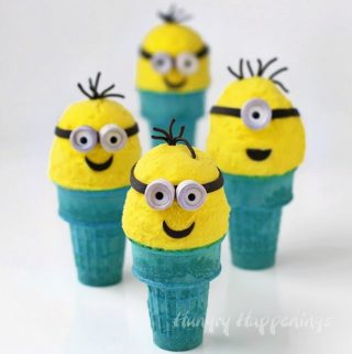 Kids love Minions and ice cream, so combine the two into Ice Cream Cone Minions and give them a treat they'll never forget.