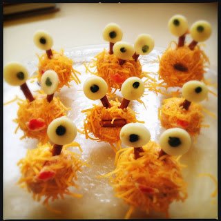 cheese ball monsters.