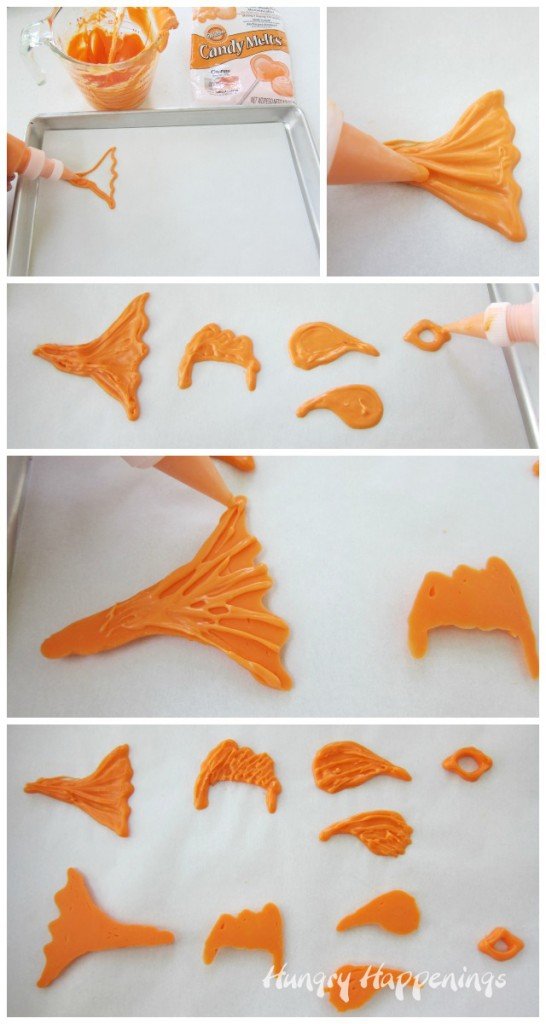 How to make Orange Ice Cream Cone Goldfish. 
