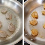 pan search shrimp until golden brown on each side