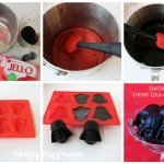 Use cola and cherry gelatin to make Darth Vader Cherry Cola Gummy Candies then snack on these Star Wars treats while you watch the movies.