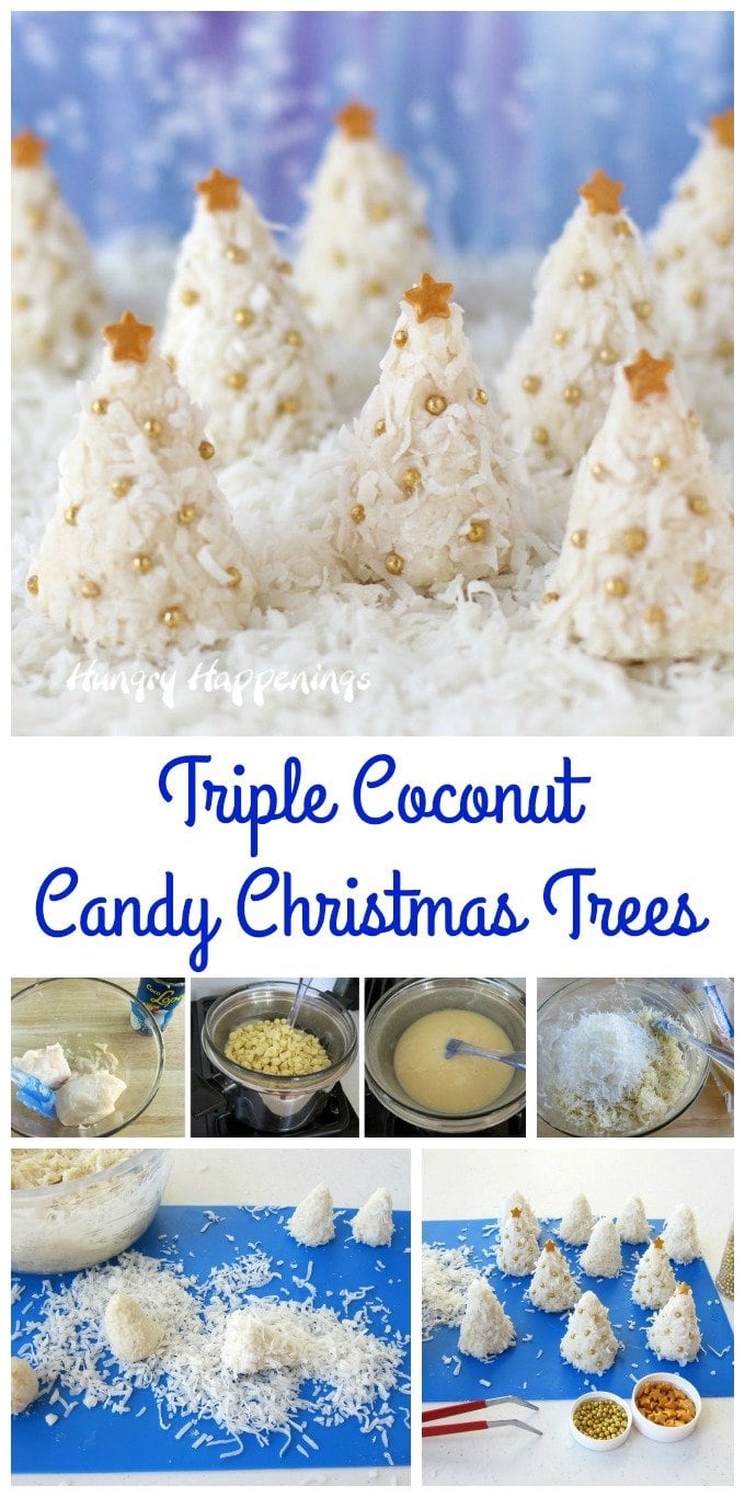 Use Cream of Coconut to add a burst of coconut flavor to a batch of Triple Coconut Candy Christmas Trees to add to cookie trays and gifts this holiday season. 
