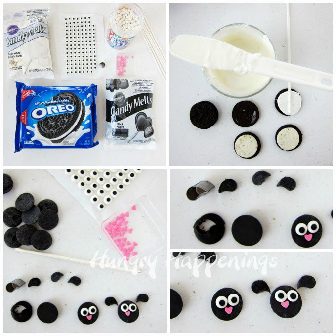 Transform Oreo Cookies into adorably cute Oreo Lambs to put into your Easter baskets.