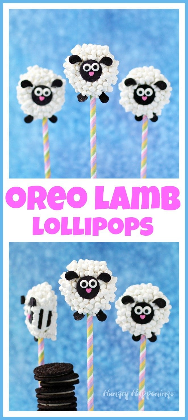 Oreo Lamb Lollipops will brighten up your Easter baskets. They are as sweet to look at as they are to eat. 
