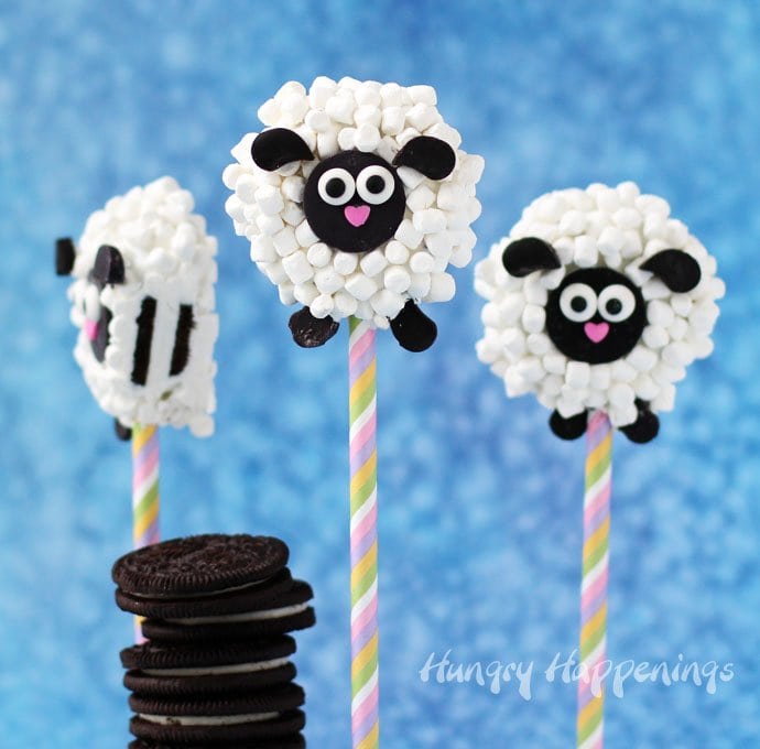 Make sweet Oreo Lamb Lollipops for Easter. Your baskets will look cuter than ever. 