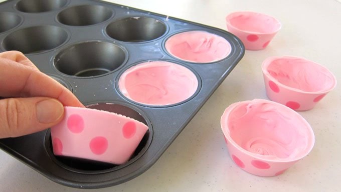How to make chocolate cups using candy melts. 