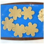 Daisy cut-out cookies