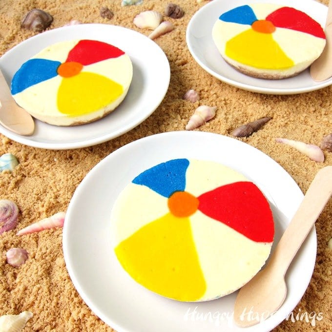 Cheesecake Beach Balls will add fun to any pool party.
