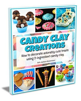 The ultimate guide to making and decorating with candy clay. This 118 page ebook is filled with tips, tricks, and tutorials.