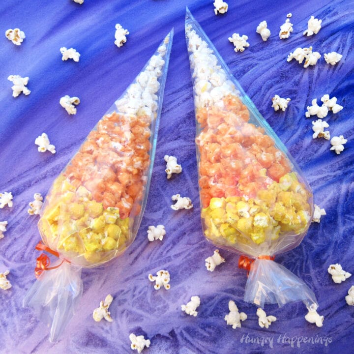 Popcorn Candy Corn Bags Halloween Hungry Happenings