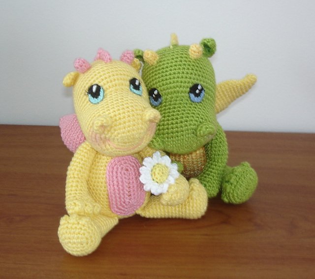 These DIY Crocheted Baby Dragons make the cutest handmade gifts for kids