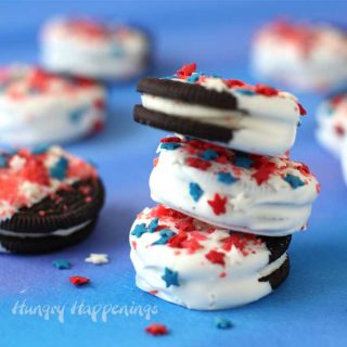double popping Oreo firework cookies