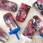 Galaxy Popsicles Berry Cheesecake Pops