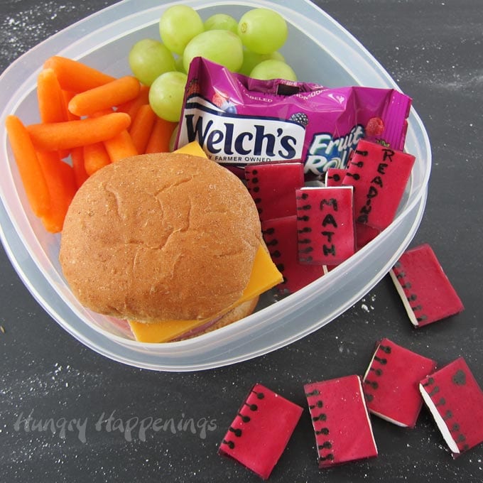 Welch's Fruit Roll Notebooks make a fun back to school snack you can pack in your kid's lunchbox.